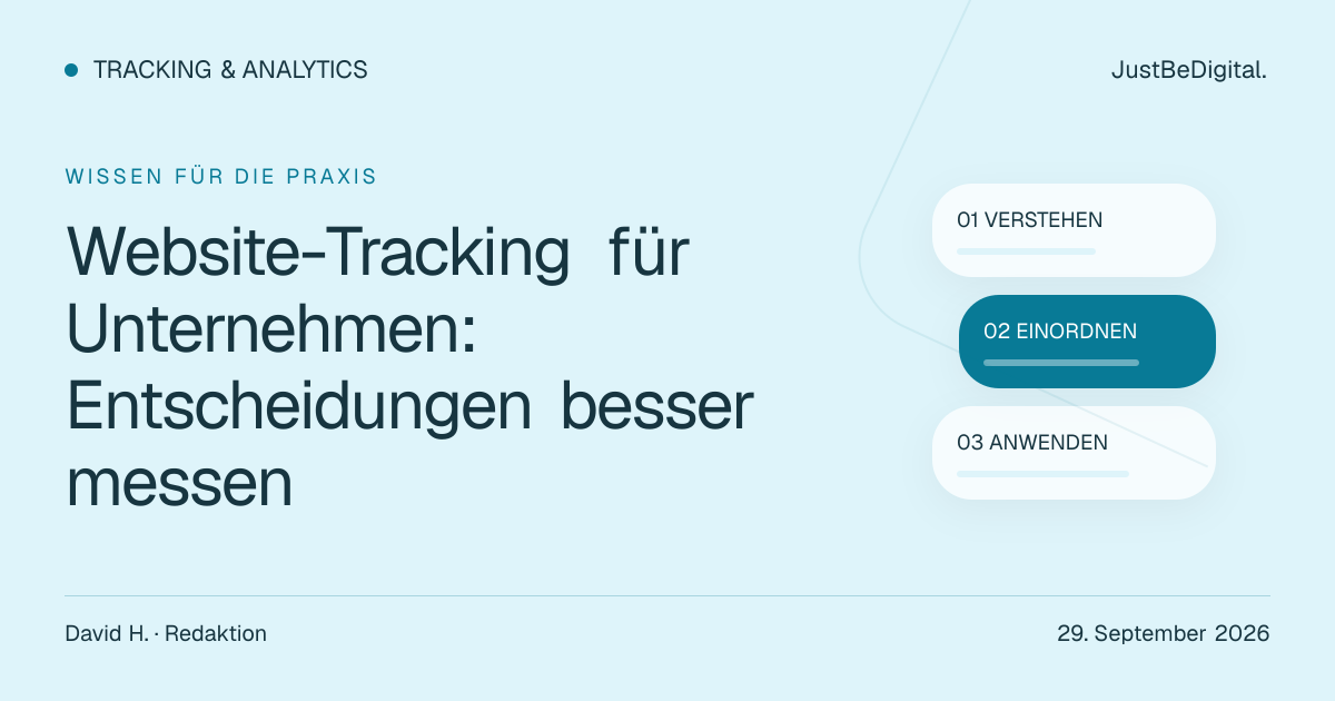 Website-Tracking für Unternehmen: Entscheidungen besser messen