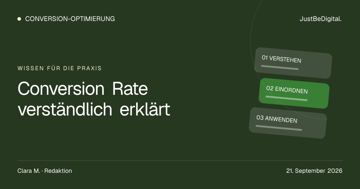 Conversion Rate verständlich erklärt