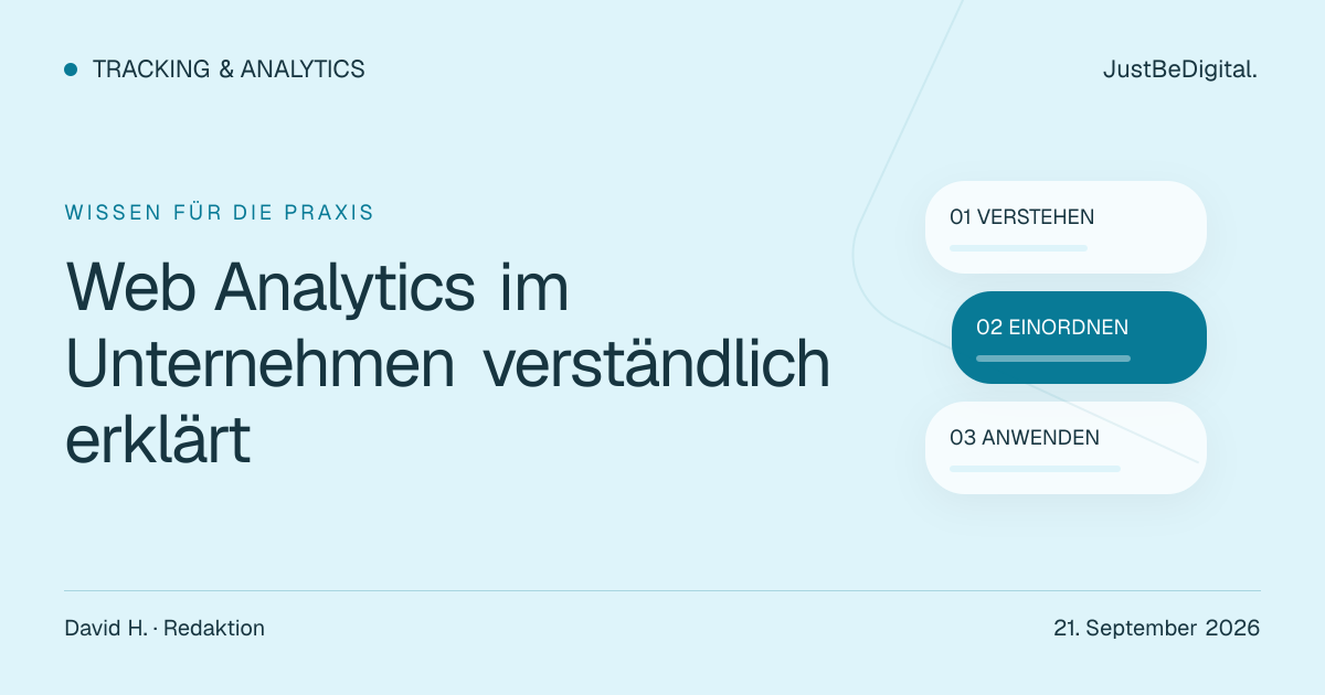 Web Analytics im Unternehmen verständlich erklärt