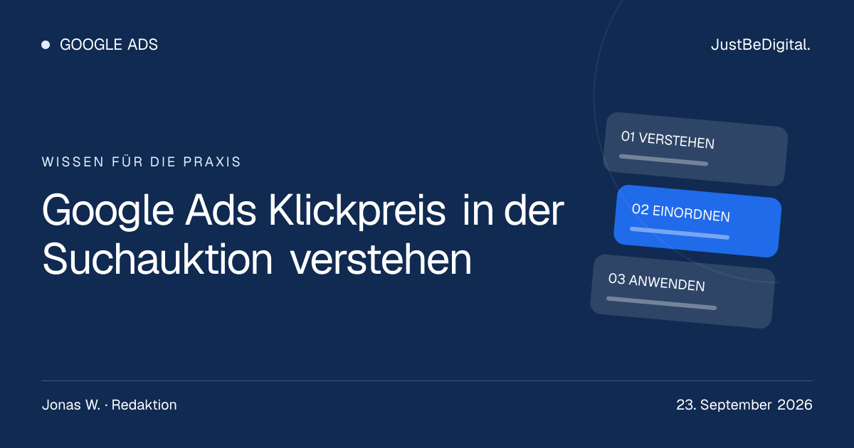 Google Ads Klickpreis in der Suchauktion verstehen